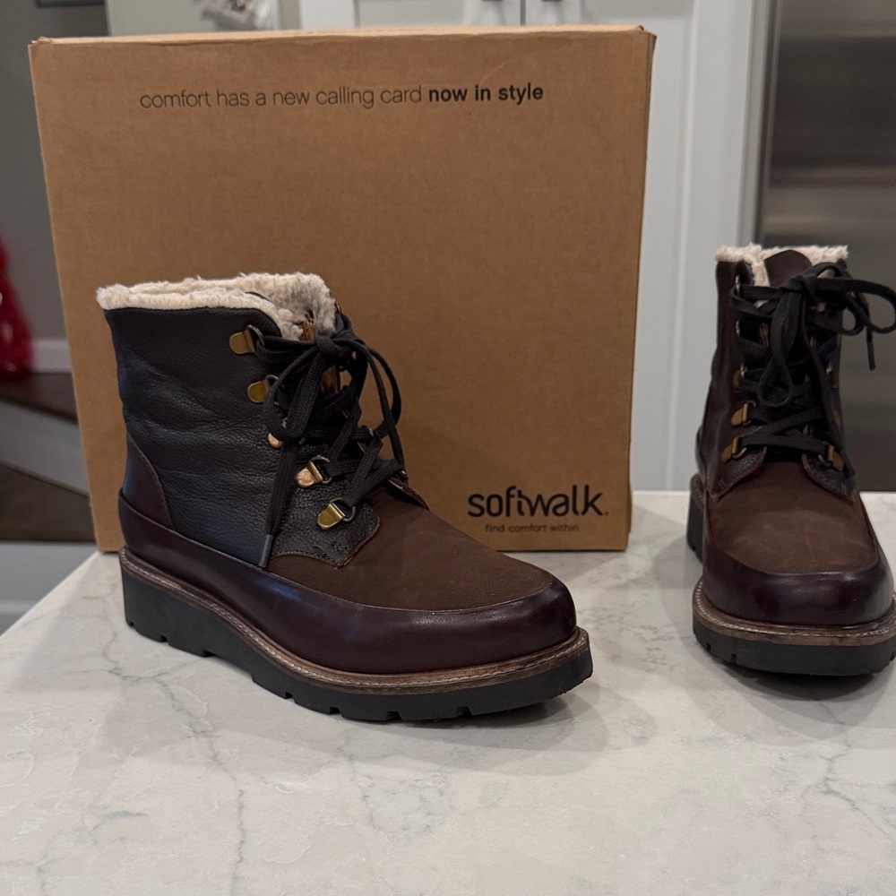 SoftWalk Women’s Dark Brown Boots